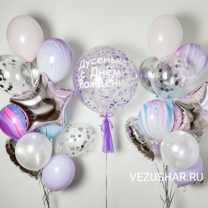 Фонтан из шаров