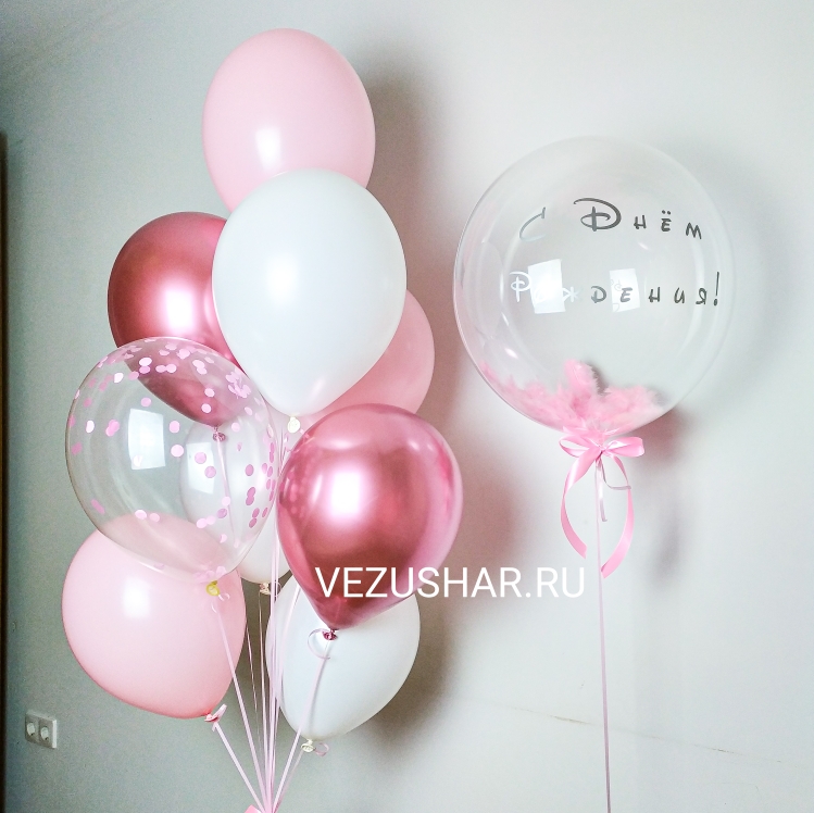 Фонтан из шаров