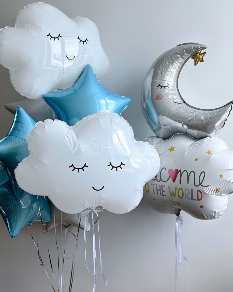 Шары на выписку из роддома изображение